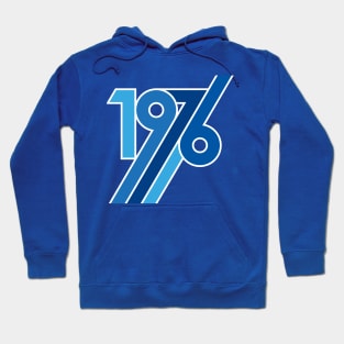 1976 blue Hoodie